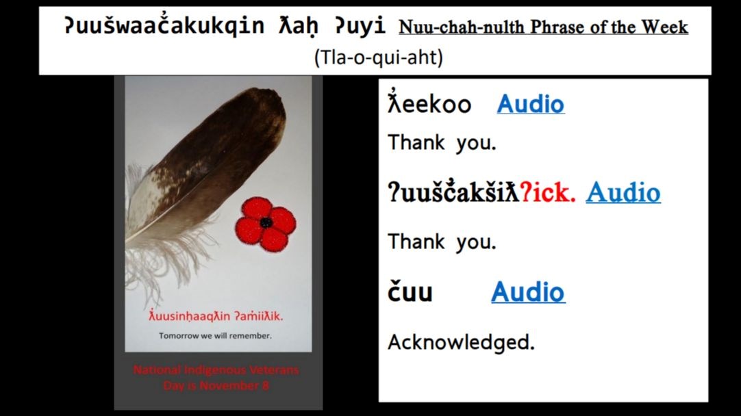 Phrase of the Week - Thank You - Tla.